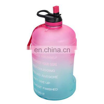 2021 Wholesale Manufacturing Direct Selling One Gallon Tritan Motivational Water Bottle photo-3