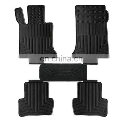 Anti Slip Car Custom PVC Floor Mats Carpet Front & Rear Car Mats For Benz W204 2011-2014