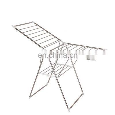 QCP-S11 Portable Folding Stainless Steel Laundry Clothes Drying Rack photo-2