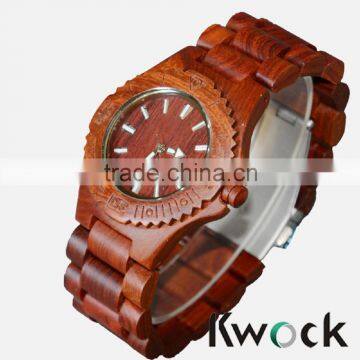 Newest High Quality Fashionable Wooden Watch With Japan Quarzt Movement