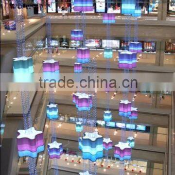 New design shopping mall summer decoration atrium