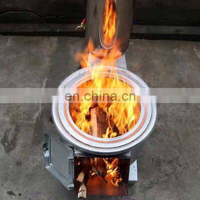 Camping portable stainless steel charcoal cooking stove