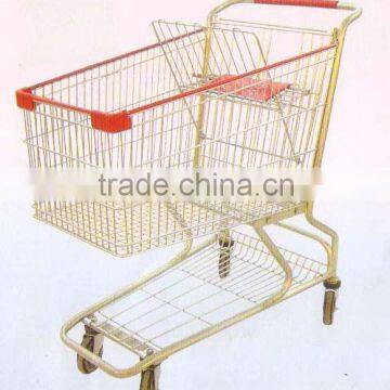 Direct sale supermarket trolley/American style of supermarket trolley/shopping cart/240L