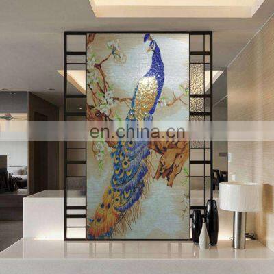 Foshan Modern Hand Made Custom 3d Bird Tile Mosaics Mural photo-2