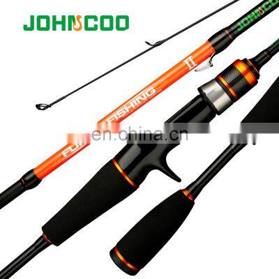 JOHNCOO FUN 1.68M 1.8M 1.98M 2.1M Stainless Steel Reel Seat Lightweight Trout Lure Fishing Rods