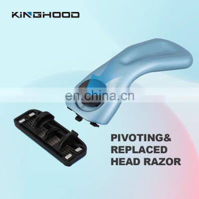 Sustainable Custom Modern High Quality Women 6 Blades System Razors Shaving Safety Razor photo-4