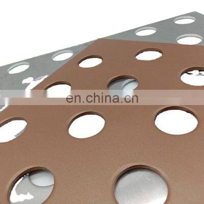 customized perforated sheet metal mesh