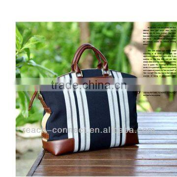 Vintage fashional pvc bag with high quality fashional non woven shopping bag