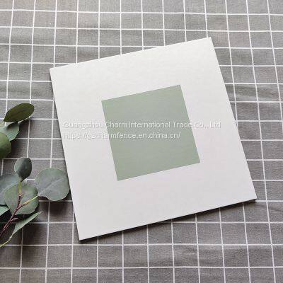 Simple Modern Small Fresh Avocado Green Square Tile 300 × 300 Bathroom Balcony Kitchen Anti-skid Floor Tiles photo-3