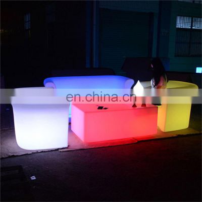 2022 High Quality Modern Luxury Led Lights for Room with Remote Sofa Chairs Set Modern Living Room Furniture Fancy Colorful Sofa