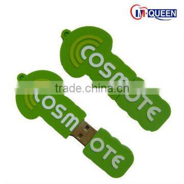 Custom shaped pvc USB with custom printing logo