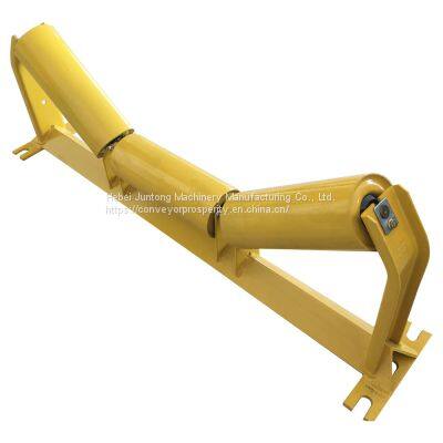 AS Belt Conveyor Q235 Carbon Steel Troughing Roller for Copper Mine