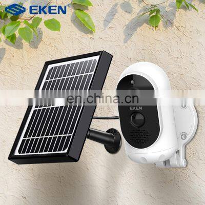 IP65 WIFI Weatherproof Motion Detection EKEN AStro 1080P Battery Wireless IP Camera with Solar Panel