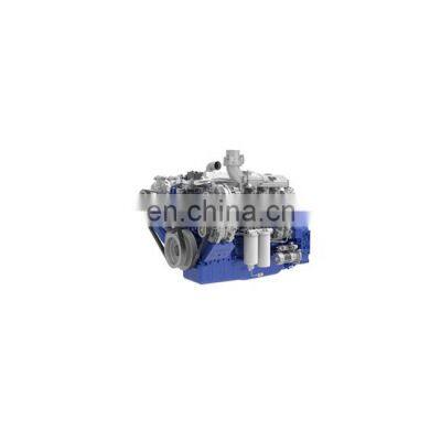 6 cylinders water cooling 235KW Weichai  diesel engine WP8.320E51