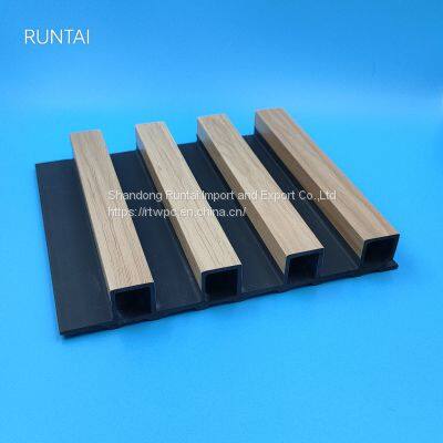 Wholesale Price PVC Wpc Fluted Wall Panel Interior Decoration Eco Wood Wpc Wall Panel Cladding Wpc Wall Panel 160-24mm photo-4