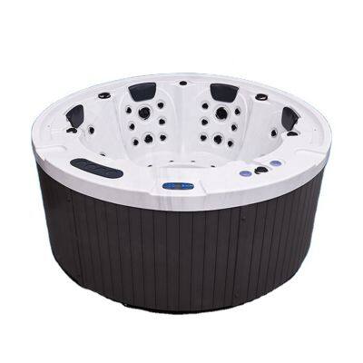 JOYSPA Manufacturer JY8010 Small Acrylic Outdoor Whirlpool Round Balboa Hot Tub