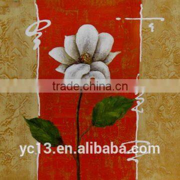 Handmade high quality flower oil painting ct-308