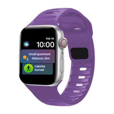 New Wristband Soft Silicone Watch Strap Sport Bracelet Watch Band for IWatch 7 6 8 SE Ultra 49mm 45mm 41mm Strap