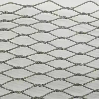 Stainless Steel Wire Rope Mesh Architectural Decorative Mesh Custom Size OEM ODM Service