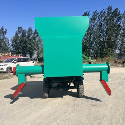Diesel-powered Feeder With Left and Right Discharge Ports, Straw Cutting Vehicle for Breeding Equipment, 5-cubic-meter Diesel-powered Grass Feeder for Cattle Farms photo-4