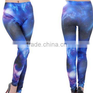 Women's custom sublimation colorfull tight yoga pants