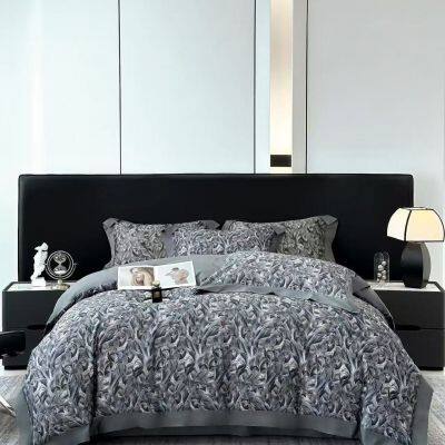 Boho Chic 100% Washed Cotton Bedding Set With Zipper Closure