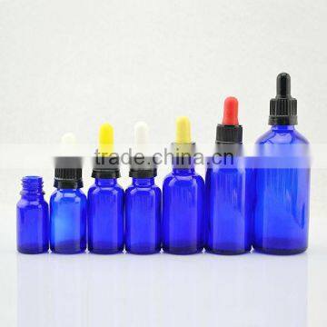 Gold supplier cosmetic screw glass vial with plastic cap