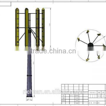 Products China mini 50KW vertical axis wind turbine for home green energy