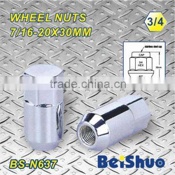 (BS-N637) 7/16-20X30MM HEX 3/4 wheel nut wheel hub wheel accessory