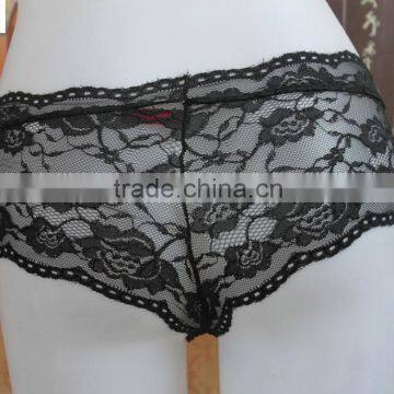 Wholesale Black Transparent Panty,sexy Lace Underwear Nighty Wear photo-4