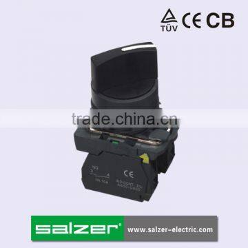 Salzer SA22-AD25 Black Selector Switch (TUV, CE and CB Approved)