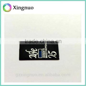 Silicone rubber badge with tiny good quality logo