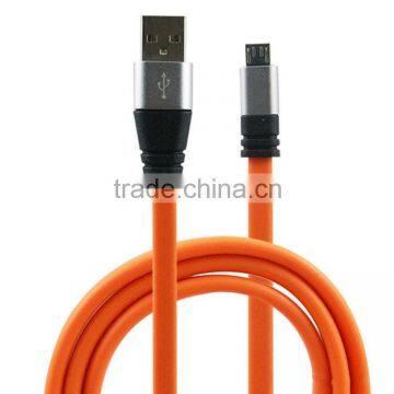 Flat 24AWG Micro USB Extension Cable with 2A Flash Charge