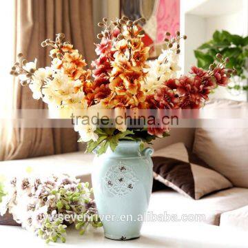 Big European Top-grade Swallow Simulation Flowers Artificial Flowers Sitting Room be Born Long Rod Delphinium Household Table fl photo-4