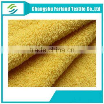 sherpa lining fabric shu velveteen plain  china textile fabric