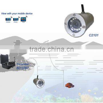 Portable wifi digital wireless underwater fishing camera with 20meters cable
