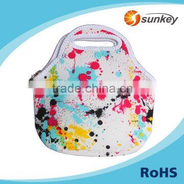 Food Use and Neoprene,Neoprene+Polyester Material lunch bag