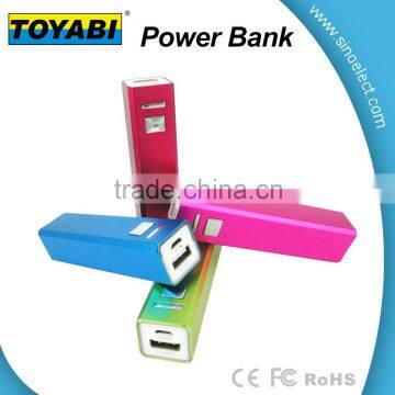 Mini 2600mah Lipstick-sized High Capacity Portable Charger External Battery Power Bank With Built In ON OFF Key photo-5