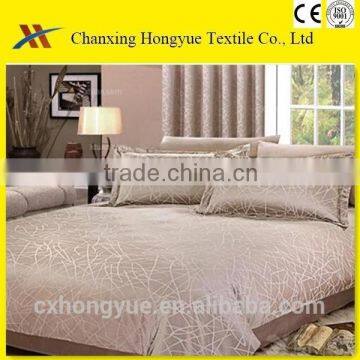 hot designs polyester dyed and embossed fabric for bedding/brushed fabric with high quailty