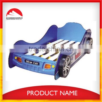 2015 New Design Wooden kids race car bed