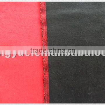2015 winter hot selling pure colour double-edged woolen fleece fabric for overcoat in-stock items(12368-1#)