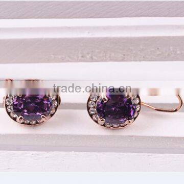 New Arrival Fashion Women Crystal Rhinestone Stud Earrings