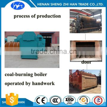 Transverse style Automatic Feeding Coal Boiler 700kw Hot Water Boiler