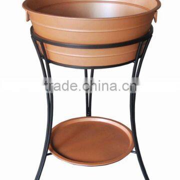 Party beverage tub with stand