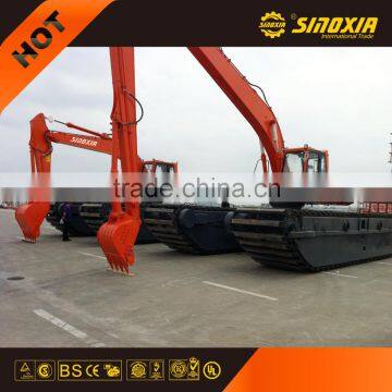 pontoon undercarriage excavator made in china SX300SD-3 marine excavator