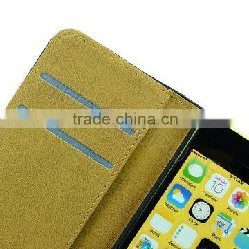 100 Pattern Wallet Leather Case For IPhone5C, Newest Flip Leather Case For IPhone5C