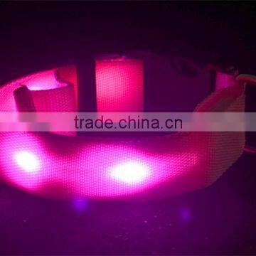 Pets Dog LED Light Blink Flash Night Safety Nylon Collar Waterproof photo-5