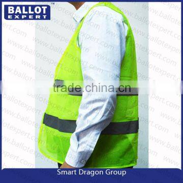 China Mesh polyester fluorescent fabrics high visibility safety vest