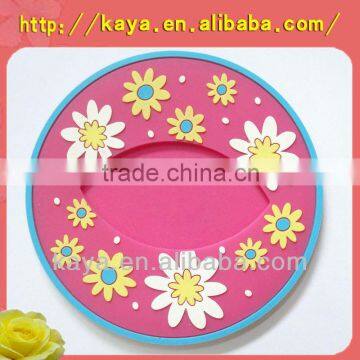 Promotional 3d soft pvc customized gifts cup coaster