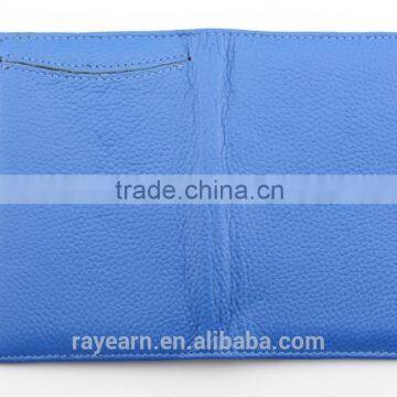 Rfid Leather Passport Card Holder, genuine PU business man wallet case